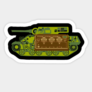 Italian Coffee Tank Sticker